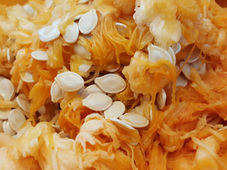 Les graines de courge.