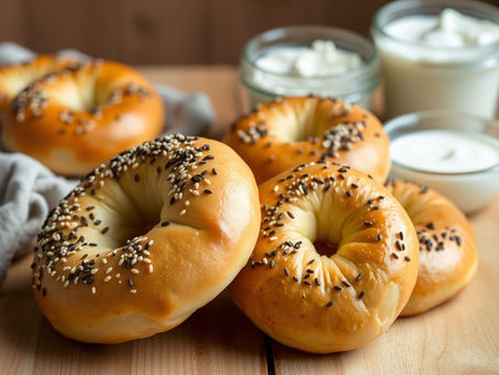 Fun and Easy Bagel Making with 2 ingredients