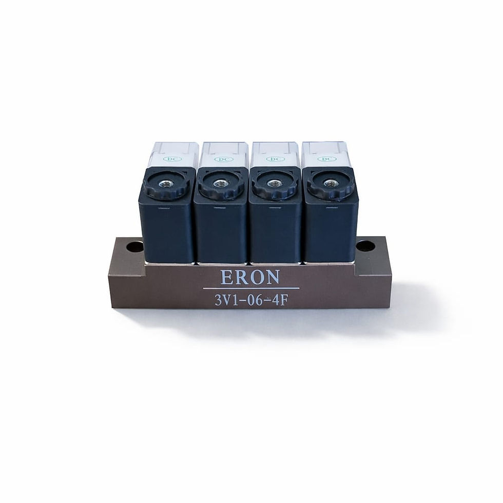 Küçük resim: Tek Bobinli Yön Valfi  3/2  (V serisi) mini  pleyt tip