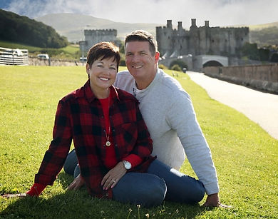 Mark and Katherine Edwards in Wales