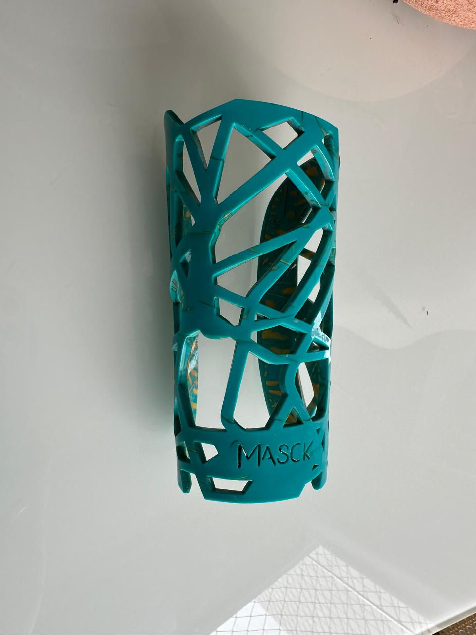 Bracelete Bosque Acrílico Azul Turqueza