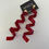 Miniatura: Brincos Espiral Maxi Acrílico Glitter Cherry