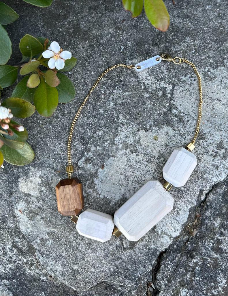 Colar Rambla Madeira White