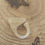 Miniatura: Anel Diagonal Marfim e Light Gold