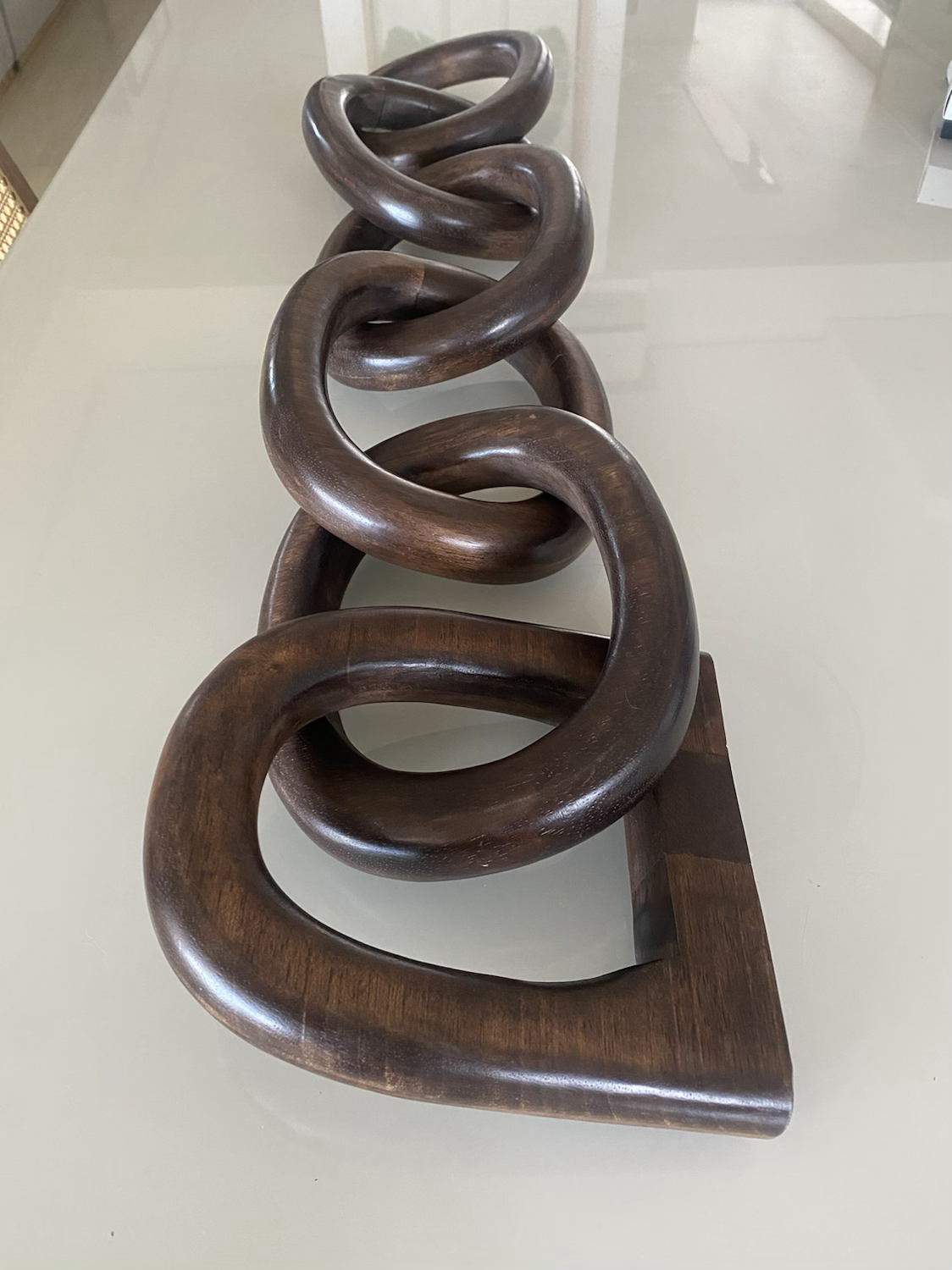 Maxi Corrente Madeira Cravo para fixar na Parede