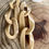 Miniatura: Conjunto Brincos Chains St Barths e Anel Eden Marfim , Madeira e Estrela