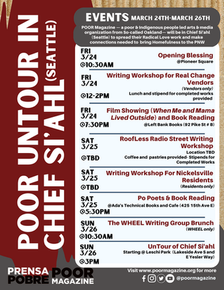 UnTour in Chief Seattle- March 24th-26th