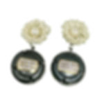Thumbnail: Deutz Champagne Cap & Vintage Pearl Statement Earrings