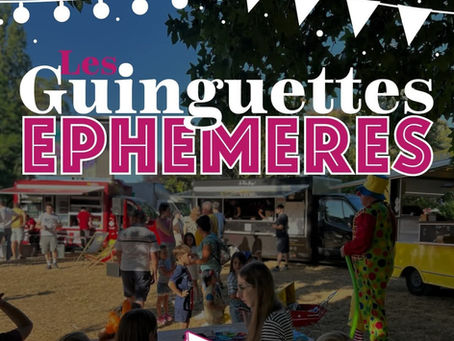 Les guinguettes éphémères arrivent ! 🎶