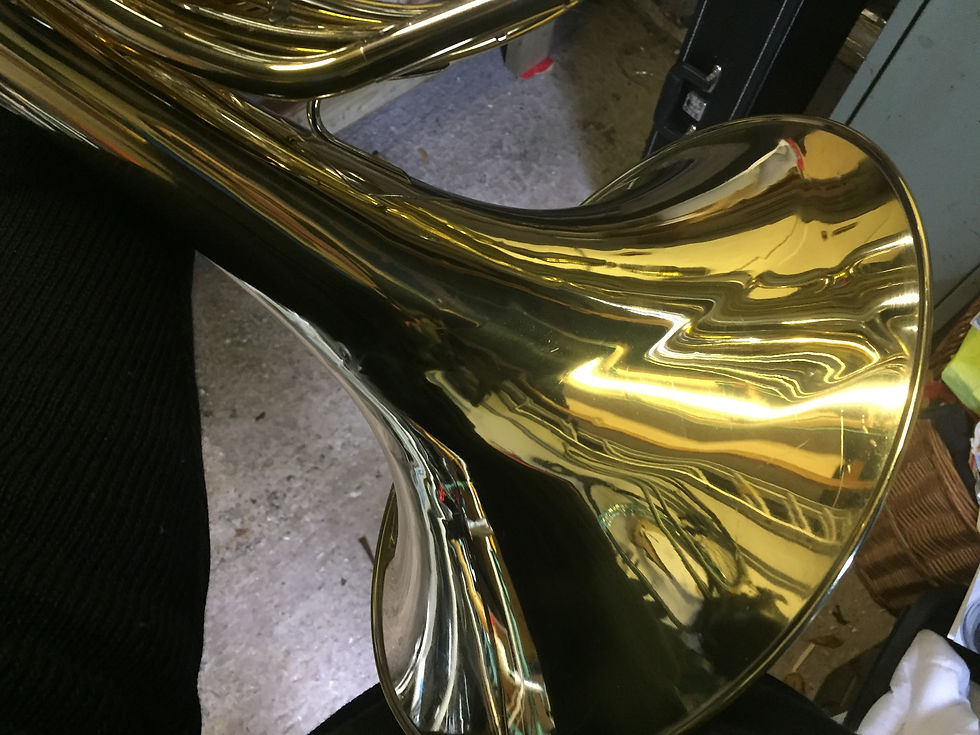 Creased bell repair