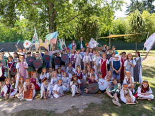Mittelalterliches Abenteuerlager an der Schule