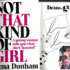 Lena Dunham signed “Not That Kind of Girl” book
