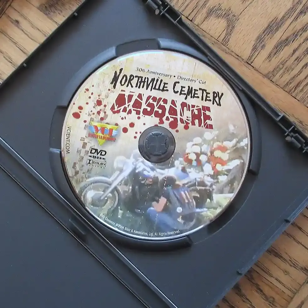 Thumbnail: Thomas Dyke Signed NORTHVILLE CEMETARY MASSACRE + 10 Days in a Madhouse DVD