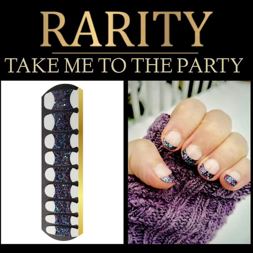 Take Me To The Party - Rarity Nail Wraps