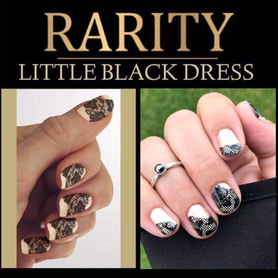 Little Black Dress- Rarity Nail Wraps