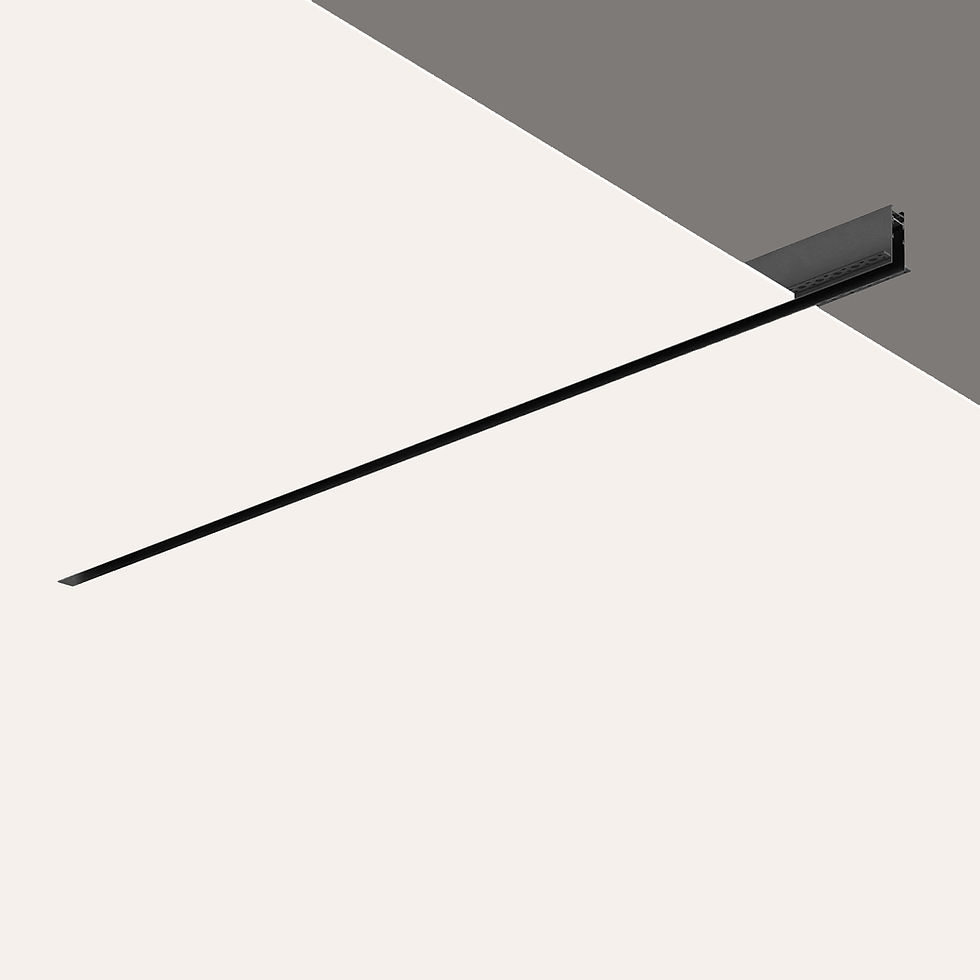 Tavan lambası, siyah, uzun, modern tasarım