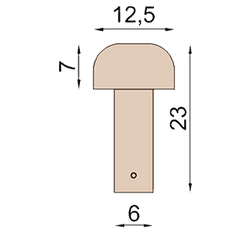 Masa lambası ölçüleri: 2,5, 7, 23, 6 cm