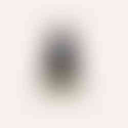 Modern siyah duvar lambası, altın iç aydınlatma ile.