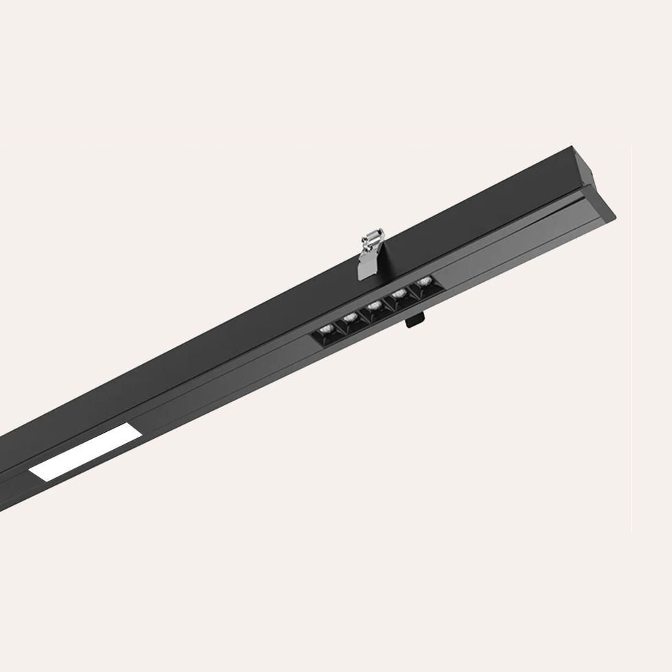 Siyah modern LED aydınlatma armatürü: şık ve işlevsel tasarım