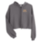 Thumbnail: Groovy Sunset Cropped Hoodie