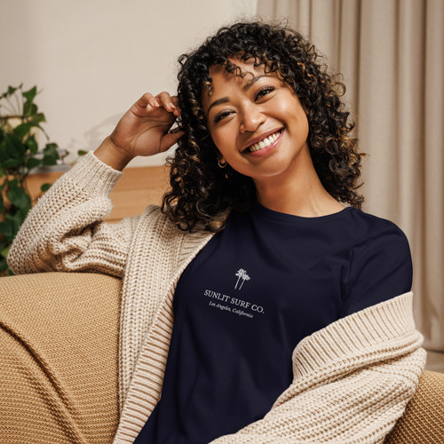 Palm Logo Women's Tee | Sunlit Surf Co.