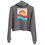 Thumbnail: Groovy Sunset Cropped Hoodie