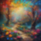 enchanted path surrealism painting