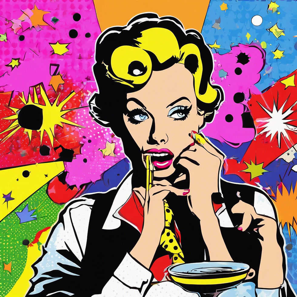 pop art painting