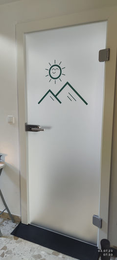 Eingangsbereich von Dani’s Bergsalon