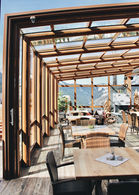 Panoramaterrasse des Bergrestaurants Stöcklalm