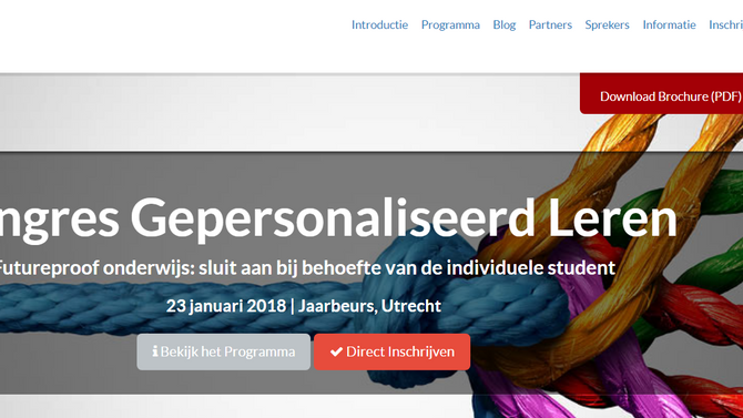 Gepersonaliseerd Leren? Nee, Onderwijs!