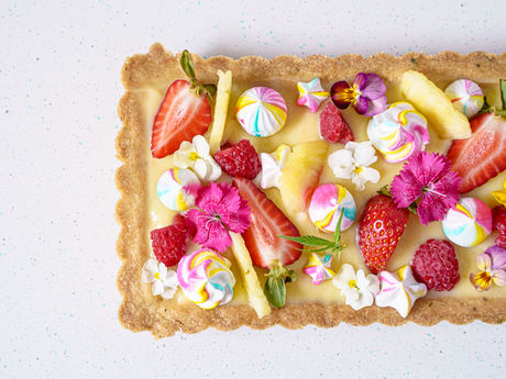 Pineapple Meringue Tart