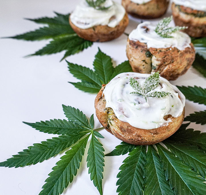 Cannabis Lime Sweet Rolls