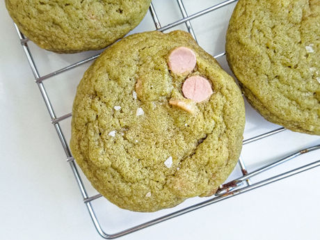 Matcha Ruby Cookies