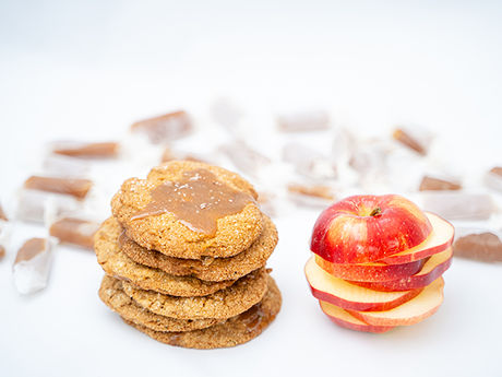 Apple Cider Caramel Cookies