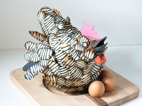 Chicken Cookie Sculpture