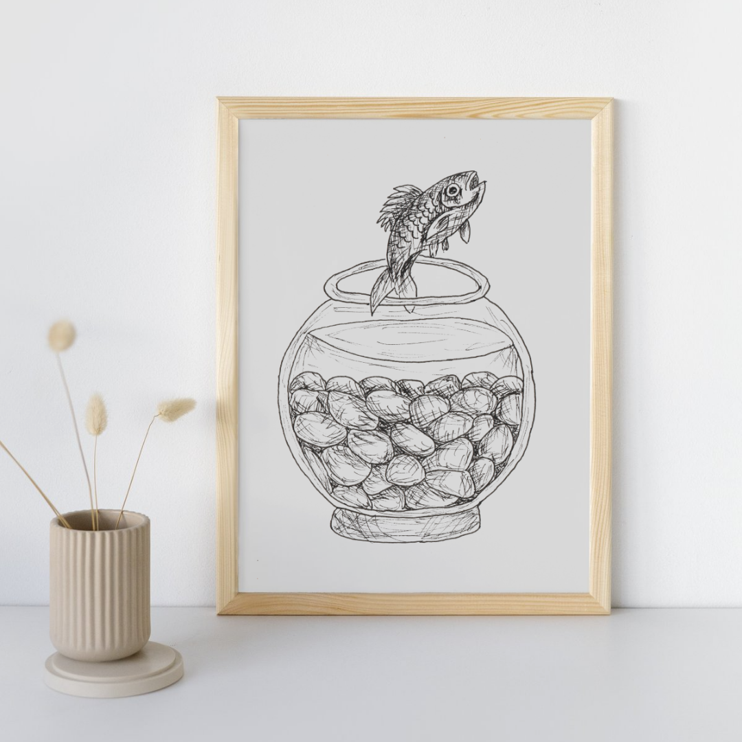 Quadro Pequeno Peixe