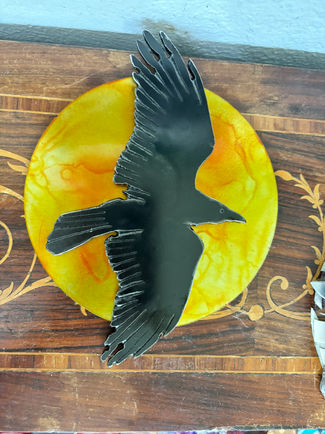 Raven art, Metal raven art