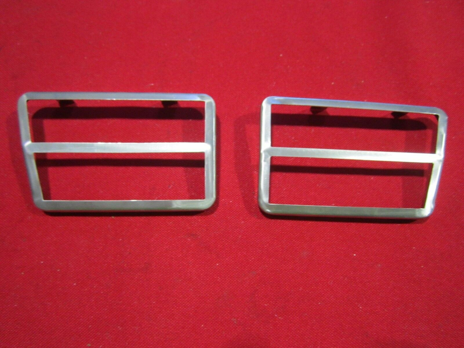 1968 Galaxie XL Stainless Pedal Trim