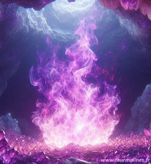 Au Cœur de la Terre brûle la Flamme Sacrée Violette