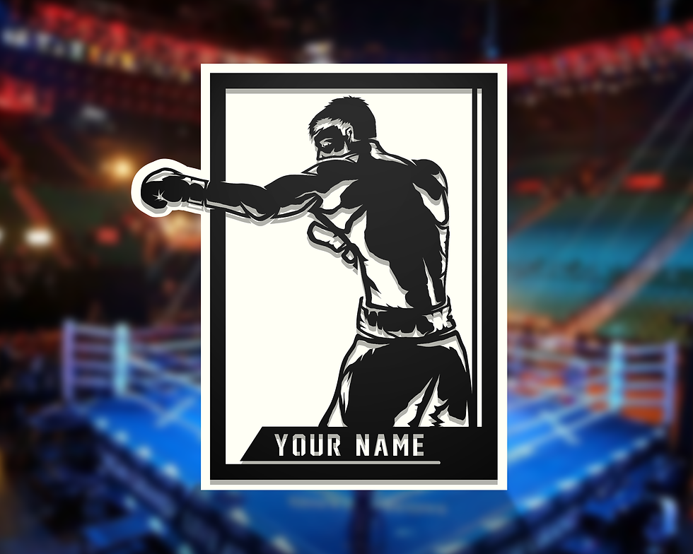 Stadium Series Boxing Customized Plaques
