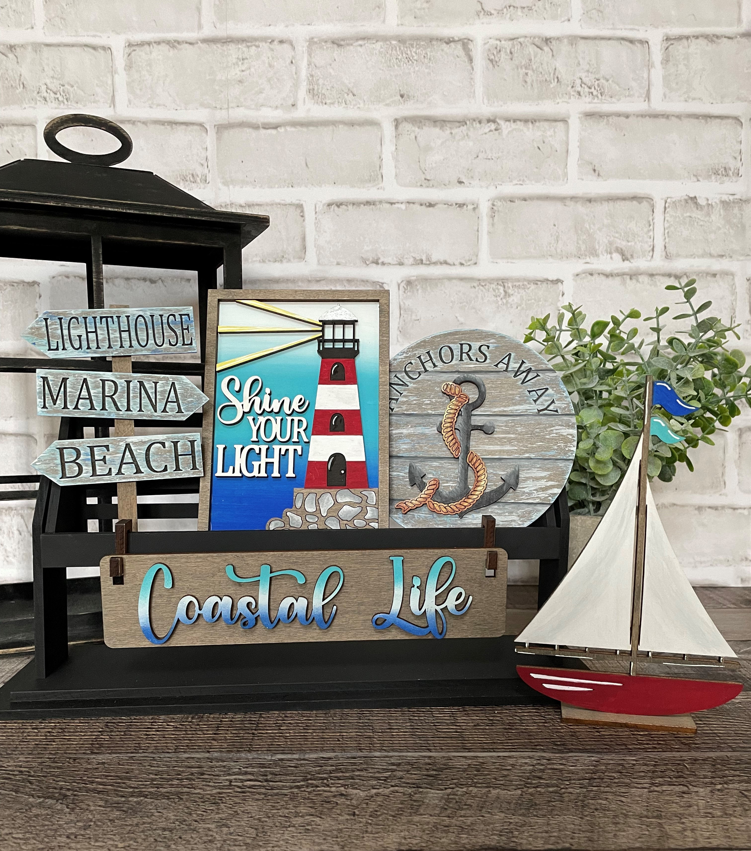Coastal Life Add on Set for Wagon, Crate or Shelf