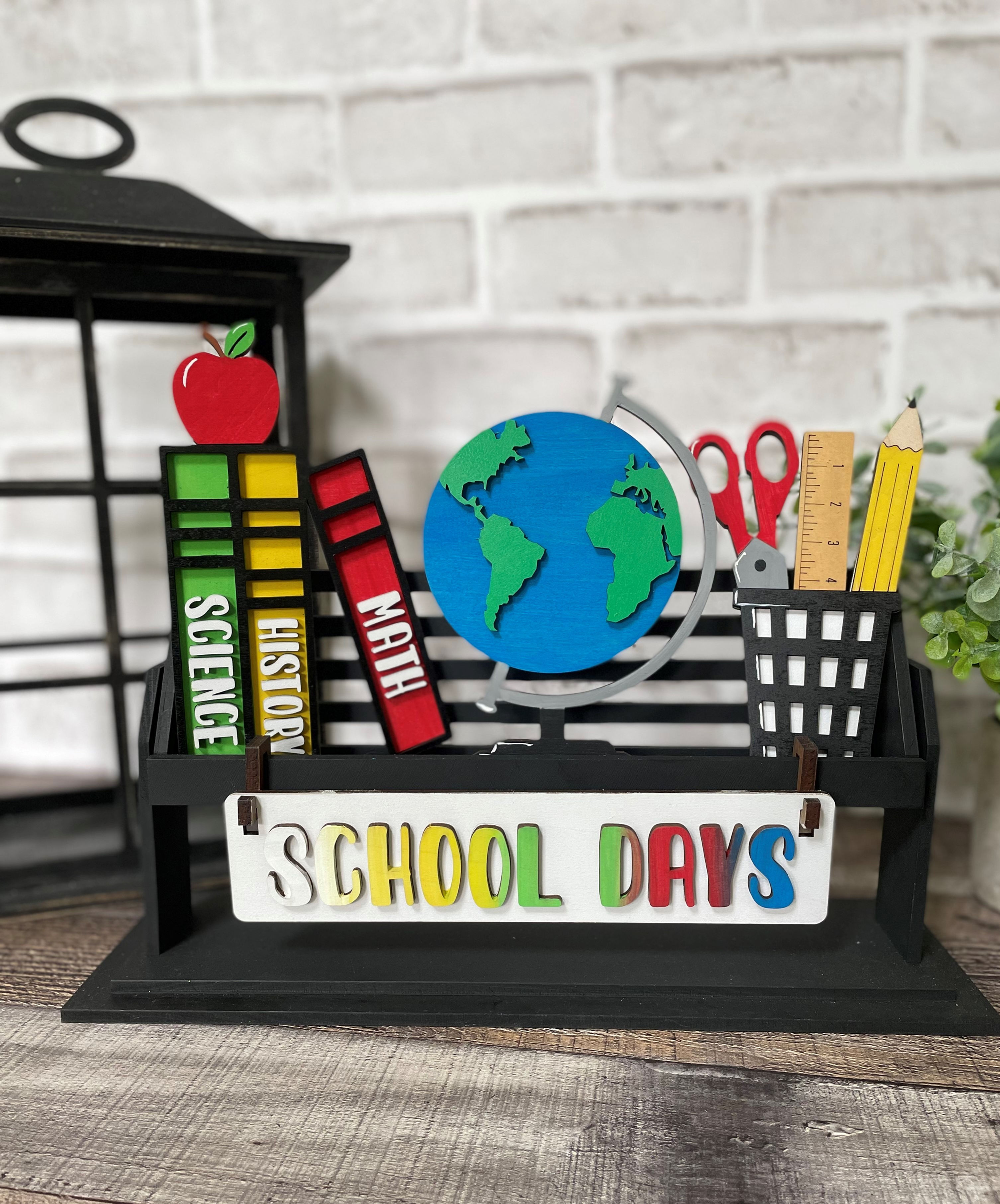 School Days Add on Set for Wagon, Crate or Shelf