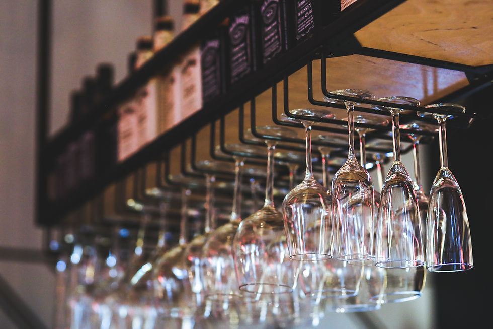Hanging Wine Glasses
