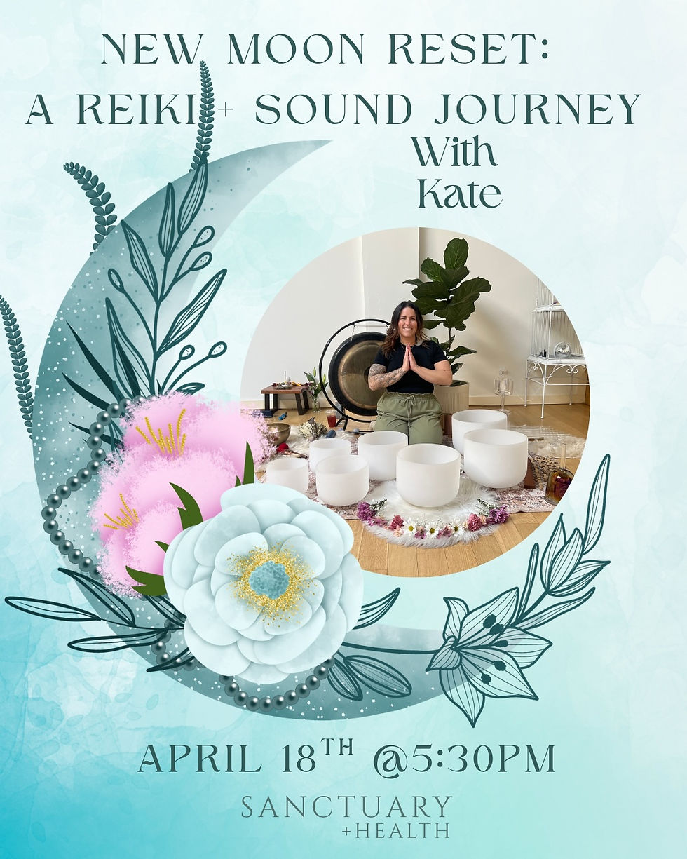 New Moon Reset: A Reiki + Sound Journey 