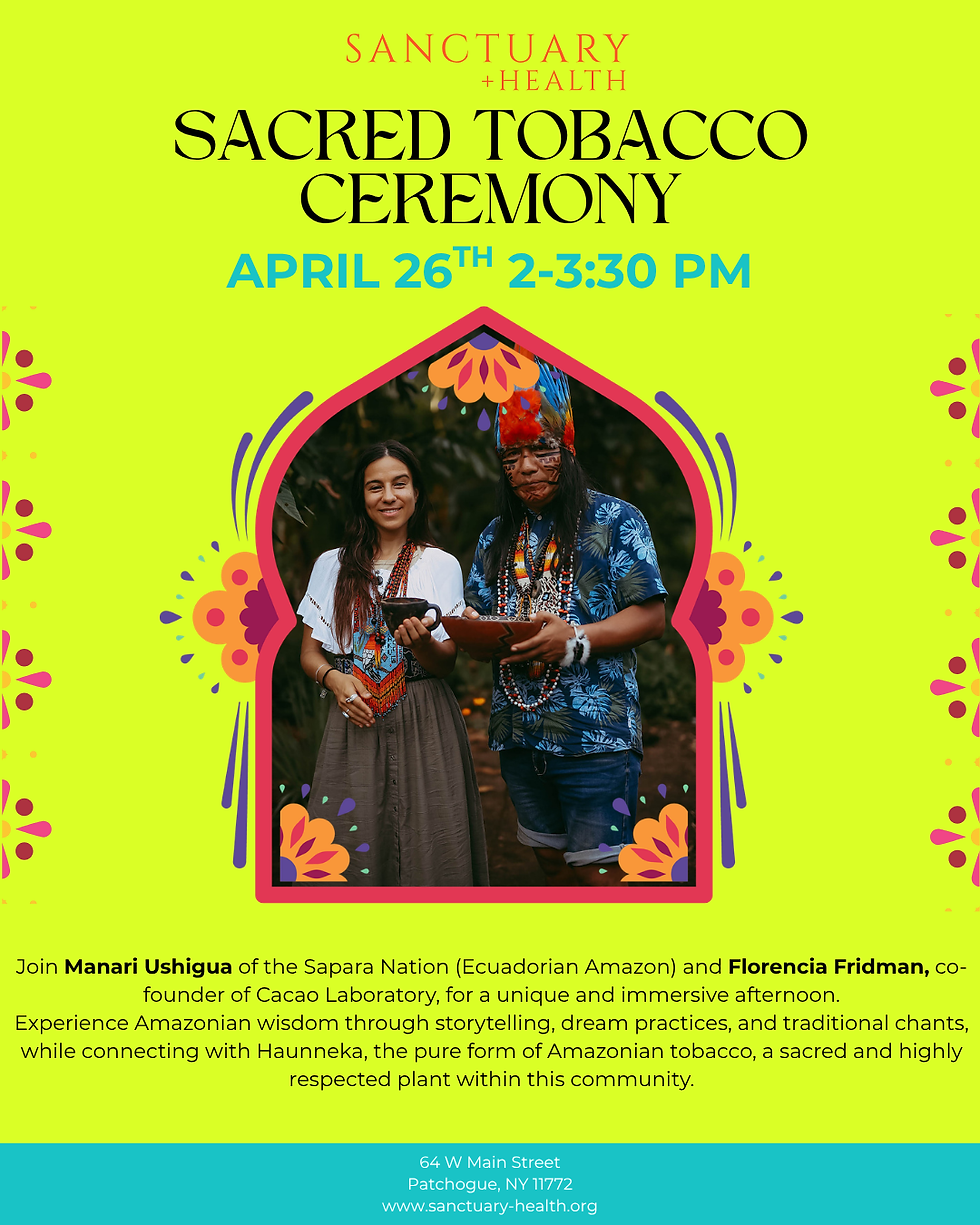 Sacred Tobacco Ceremony