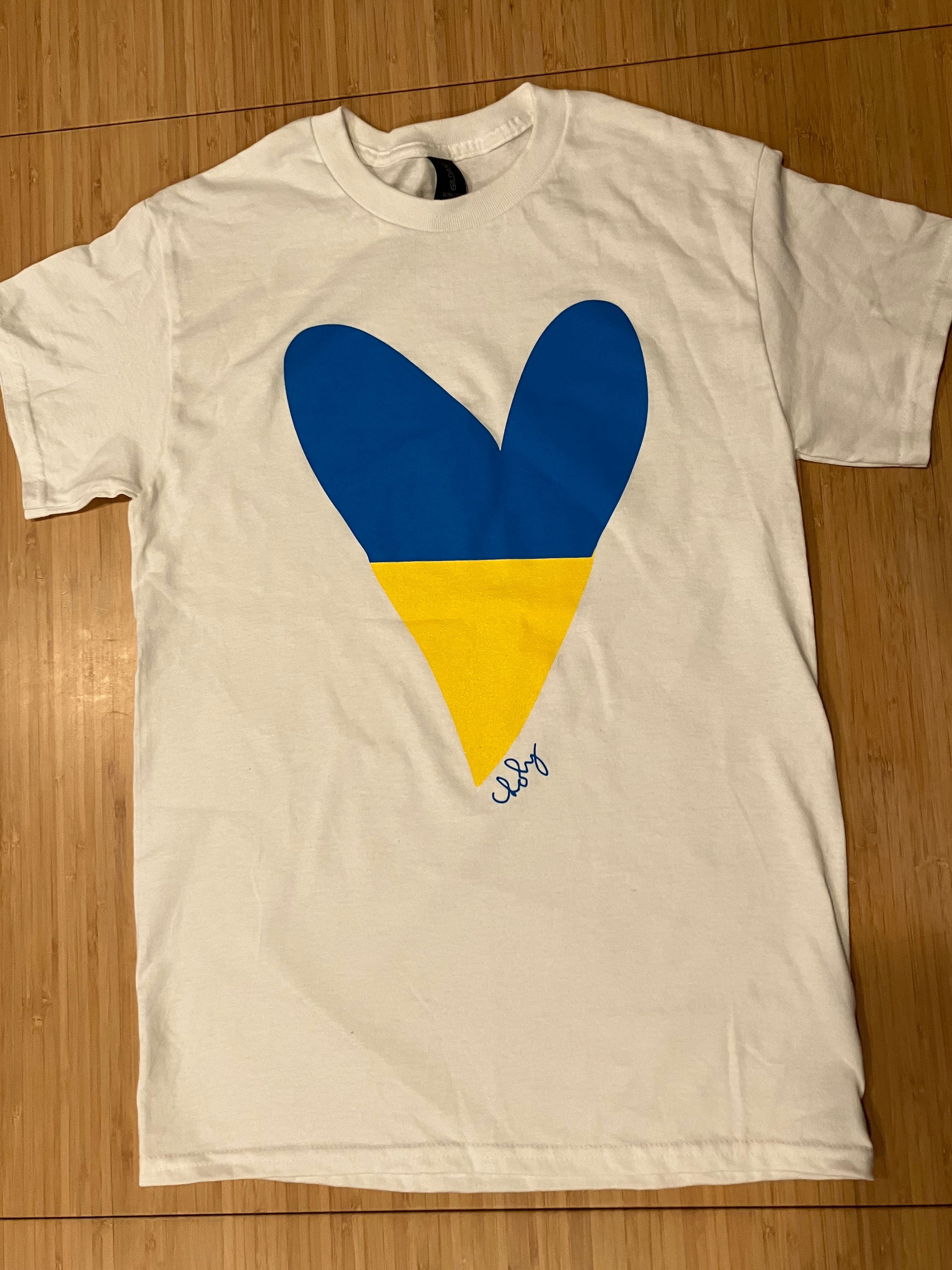 Love for Ukraine short sleeve tee shirt