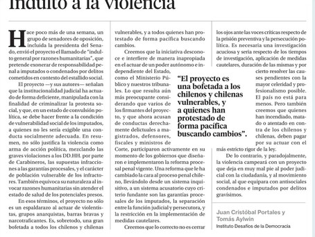 Columna de Opinión. La Segunda, jueves 17 diciembre 2020