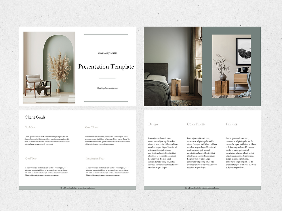Thumbnail: The Cove Presentation Template For Interior Designers