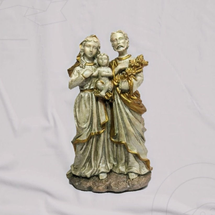 Miniatura: Sagrada Família 20cm resina